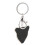 Porte-clés tête de léopard strass pendentif argent 11