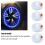 4 pezzi di tappi LED solari per ruote per auto/bici 4