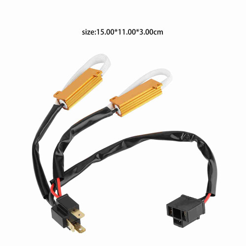 2 pièces résistance de charge LED décodeur 12V 50W H4 6RJ 1
