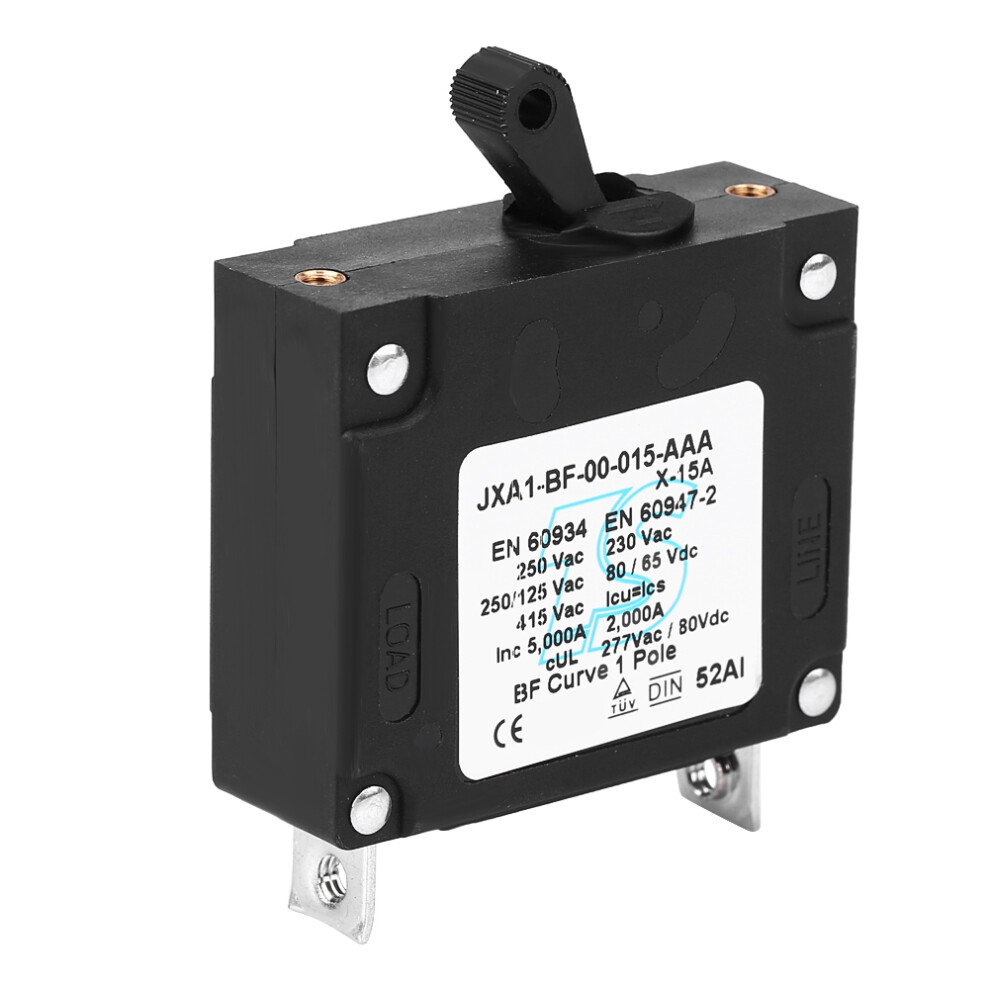 Durable Dc/Ac Manual On/Off Toggle Reset Switch Safety Circuit Breaker 15A 6901322535314