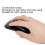 TM-823 1200 DPI 2,4 GHz mouse nero 11x5,5x2 cm 6