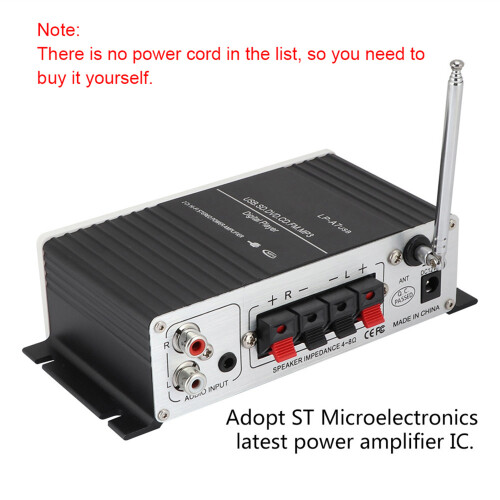A7 Bluetooth 20W+20W Amplificatore FM in alluminio 2