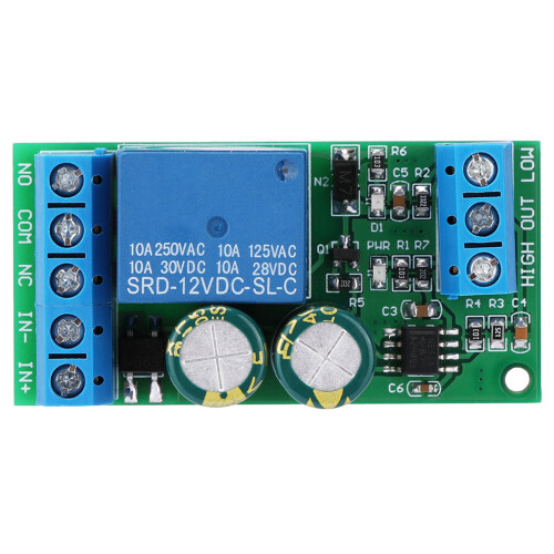 LC25A01 Modulo di livello dell'acqua 12V 54x27x19mm Nero 1