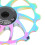 Rullo guida bici 14T 4/5/6mm Multicolore AL7075 8