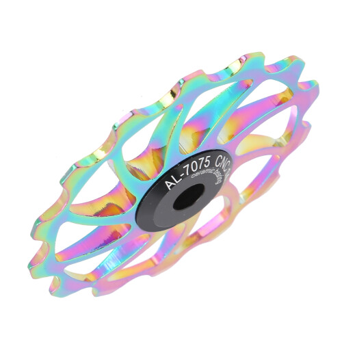 Rullo guida bici 14T 4/5/6mm Multicolore AL7075