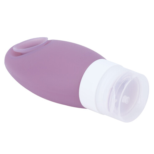 Bottiglia da viaggio in silicone viola da 100 ml 1263,3 cm