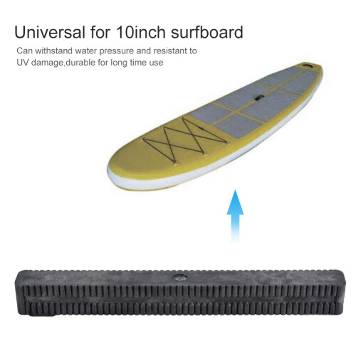 Bouchon universel pour boîtier de dérive de longboard de 10 pouces noir 2