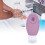 Bottiglia da viaggio in silicone viola da 100 ml 1263,3 cm 13