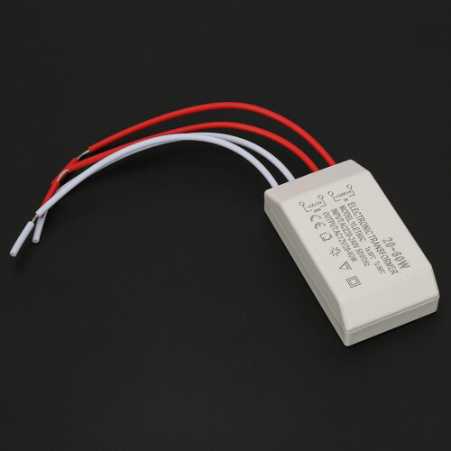 Transformateur électronique 12 V, 20-60 W, 6,5  3,5  2,1 cm 2