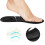 Soletta ortopedica nera da uomo in memory foam 28x9,7 cm 7