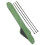 AE-17 Protezione forcellone PP Verde 24,4 cm  5 cm 9 g 11