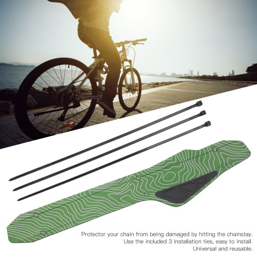 AE-17 Protezione forcellone PP Verde 24,4 cm  5 cm 9 g 2