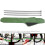 AE-17 Protezione forcellone PP Verde 24,4 cm  5 cm 9 g 7