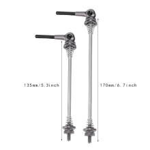 ZTTO 1 paire d'attaches rapides 135/170mm noires
