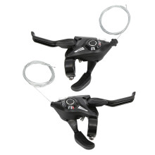Aluminium MTB Straßenrad Schaltbremshebel 3X7 21 Gang