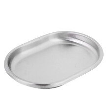 Portasapone a strisce in acciaio inossidabile 304 13x9x1,5 cm 70 g Colore: Immagini