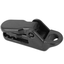 10 pezzi kit di morsetti da campeggio clip per telo 33x10x13 mm nero