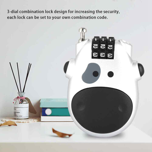 3 Digit Code Combination Pram Lock Pushchair Bicycle Stroller Password Security Coded Lock 2