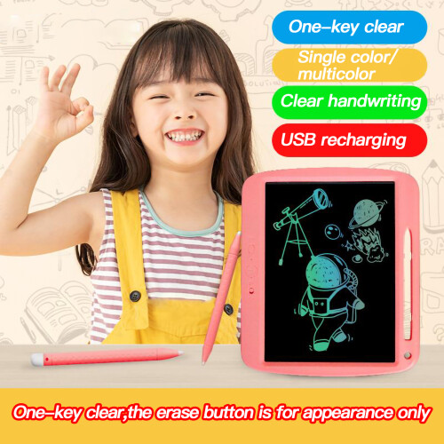 Tablette d'écriture LCD couleur de 9 pouces, 170 mAh USB 1