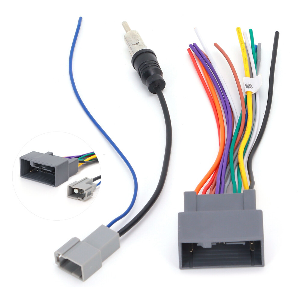 Stereo Radio Wiring Harness Antenna Adapter Replacement For Honda Fit City/Greiz 7891322539001