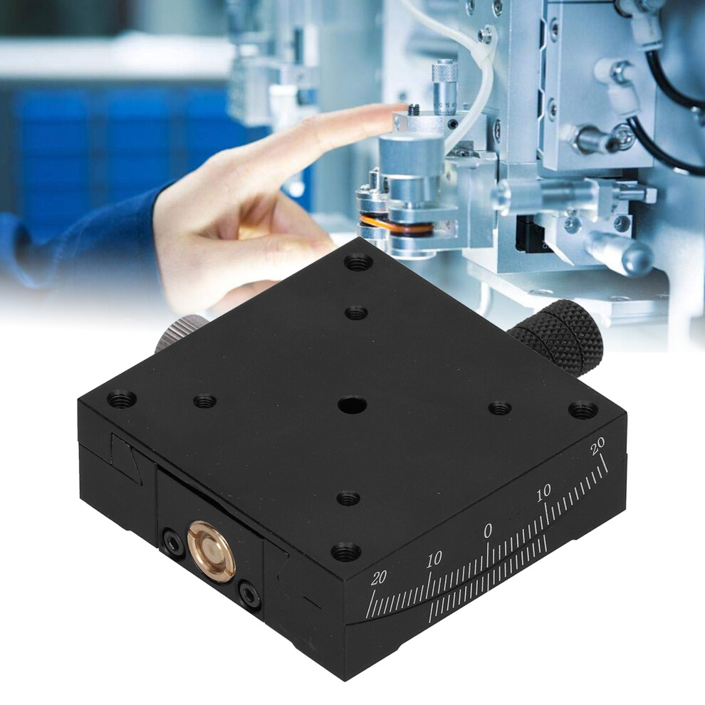 Linear Stage Goniometer Turbine Worm Dovetail FineTune Manual Platform HXVA60 60x60mm-image-OPC-PHVYYM6-NEW