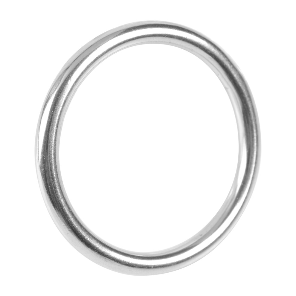 304 Stainless Steel Welded O Ring (05040 Line Dia. 5Mm * Inner Dia. 40Mm) Diving Pet Accessory 6921322539891