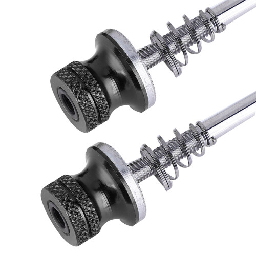 Perni a sgancio rapido neri da 157 mm e 197 mm, anteriore e posteriore 2