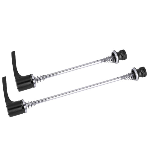 Perni a sgancio rapido neri da 157 mm e 197 mm, anteriore e posteriore 1
