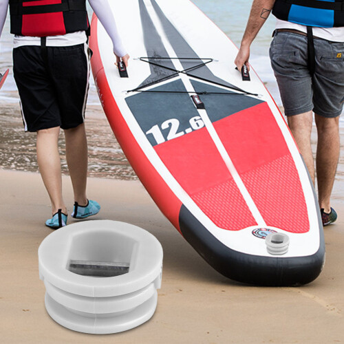 5 pièces Plug de leash pour planche de surf 2,5 cm  1,3 cm blanc 2