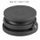 5 pezzi 2,5 cm plug per leash tavola da surf nero 2