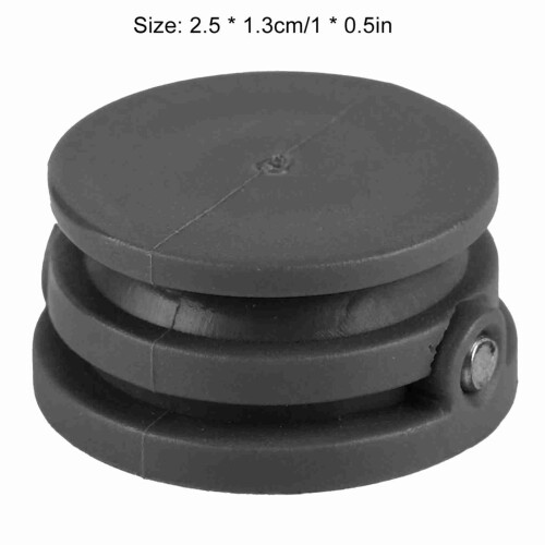5 pezzi 2,5 cm plug per leash tavola da surf nero 1