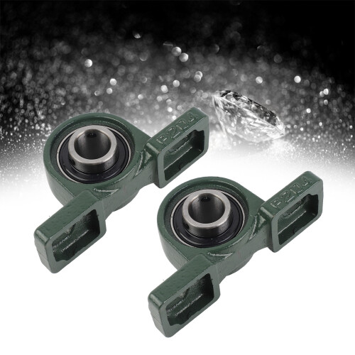 UCP204 Blocco portacuscinetto con foro da 20 mm argento 2 pezzi