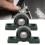 UCP204 Blocco portacuscinetto con foro da 20 mm argento 2 pezzi 4