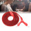 Câble clip en silicone rouge de 2 m pour tatouage 4