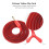 Câble clip en silicone rouge de 2 m pour tatouage 1