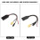 Adaptateur de câble AUX Bluetooth 5.0 pour 500 Mic 8