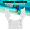 Bocchino da mordere in silicone trasparente 5,5x5x3,5 cm 5