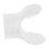 Bocchino da mordere in silicone trasparente 5,5x5x3,5 cm 7
