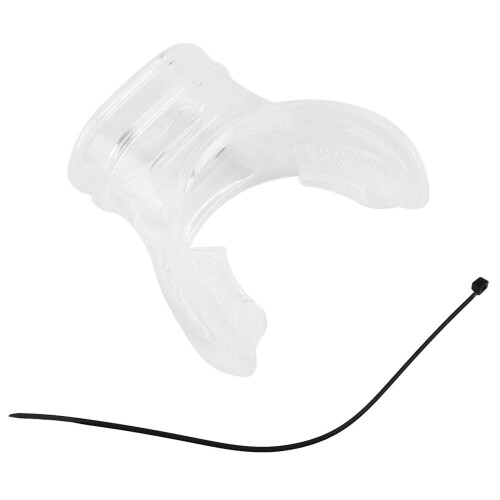 Bocchino da mordere in silicone trasparente 5,5x5x3,5 cm 1