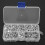 400 pezzi Rivetti in alluminio M3 a testa piatta 4-16mm argento 4