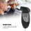 Testeur d'alcool numérique à écran LCD noir 112x68x22mm 2xAAA 6