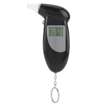 Testeur d'alcool numérique à écran LCD noir 112x68x22mm 2xAAA