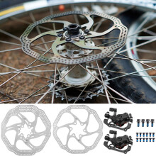 Set di freni a disco meccanici MTB da 160 mm, anteriore e posteriore