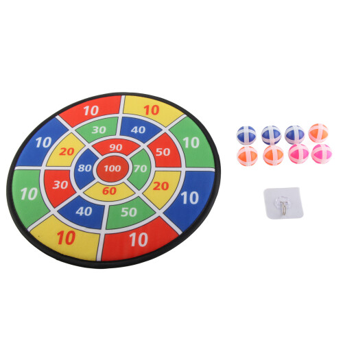 Dardo Lint per bambini, diametro 37 cm, 8 palline colorate 1