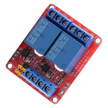 Module relais à 2 canaux 12 V, rouge, 50  41  18,5 mm