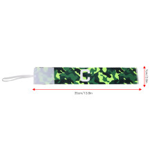 Fascia da capitano in nylon regolabile 357 cm verde