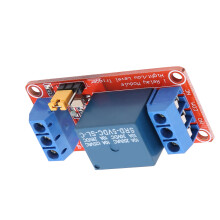 Modulo relè con optoisolatore a 1 canale, 5 V, dimensioni 50 26 18,5 mm
