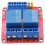 Modulo relè a 2 canali rosso 5 V 50x41x18,5mm 1