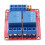 Modulo relè a 2 canali rosso 5 V 50x41x18,5mm 15