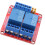 Modulo relè a 2 canali rosso 5 V 50x41x18,5mm 12